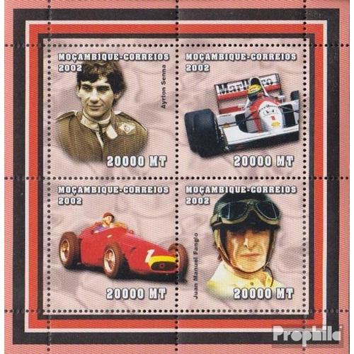 Mosambik 2503-2506 Feuille Miniature Neuf Avec Gomme Originale 2002 Personnalités