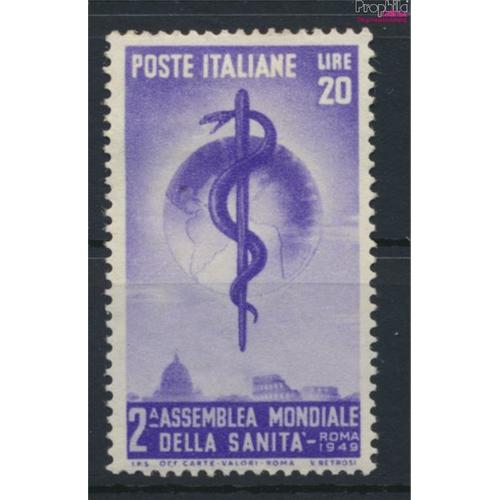 Italie 780 (Complète Edition) Avec Charnière 1949 Weltgesundheitskongress (9045779