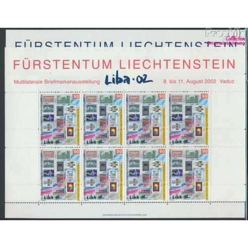 Liechtenstein 1297klb-1298klb Feuille Miniature (Complète Edition) Neuf Avec Gomme Originale 2002 Liba (9099842