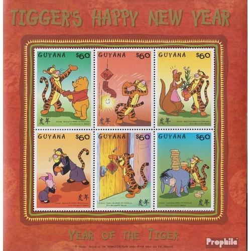 Guyana 6342-6347 Feuille Miniature (Complète Edition) Neuf Avec Gomme Originale 1998 Walt Disney Personnages