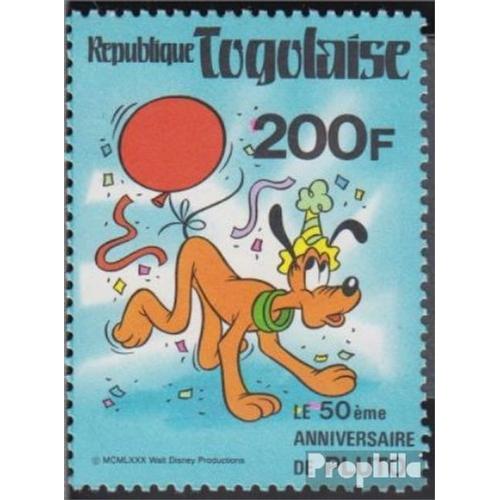 Togo 1496 (Complète Edition) Neuf Avec Gomme Originale 1980 Pluto De Walt-Disney