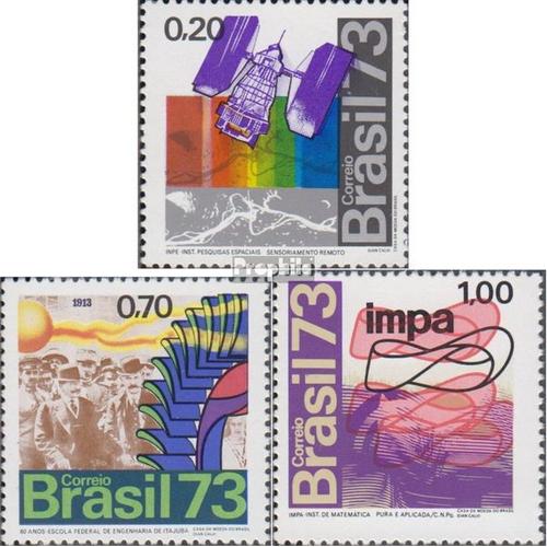 Brésil 1376-1378 (Complète.Edition.) Neuf Avec Gomme Originale 1973 Sciences