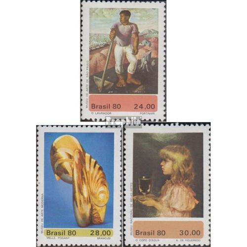 Brésil 1765-1767 (Complète.Edition.) Neuf Avec Gomme Originale 1980 Kunstmuseen