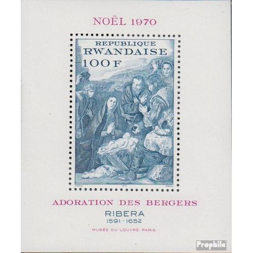 Rwanda Block25a (Complète.Edition.) Neuf Avec Gomme Originale 1970 Noël