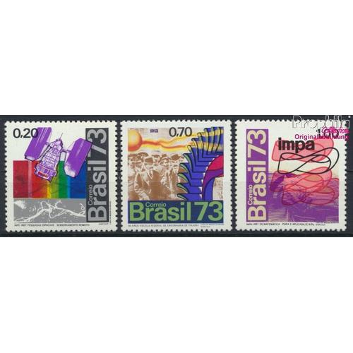 Brésil 1376-1378 (Complète.Edition.) Neuf Avec Gomme Originale 1973 (9233689