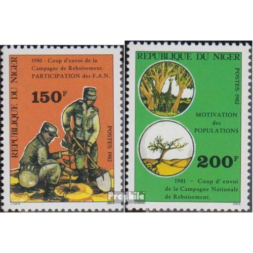 Niger 794-795 (Complète Edition) Neuf Avec Gomme Originale 1982 Wiederaufforstungskampagne