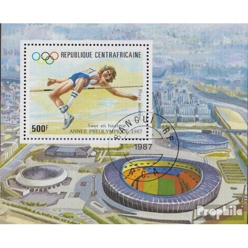 Afrique Centrale République Block420 (Complète Edition) Oblitéré 1987 Jeux Olympiques Été 1988