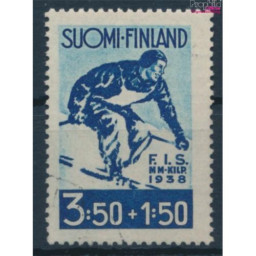 Finlande Mer.-No.: 210 Oblitéré 1938 Ski-Compétitions (9413804