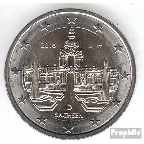 Rfa (Fr.Allemagne) 2016 J Stgl./Unzirkuliert Édition: 6 M. 2016 2 Euro Dresdner Elevage