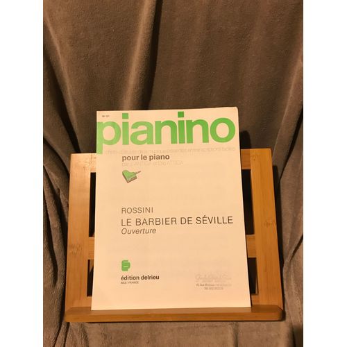 Rossini Barbier De Séville Partition Facile Piano Antiga Attica Delrieu N°91