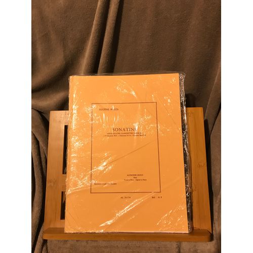 Eugène Bozza Sonatine Pour Quatre Clarinettes Inégales Partition Éditions Leduc
