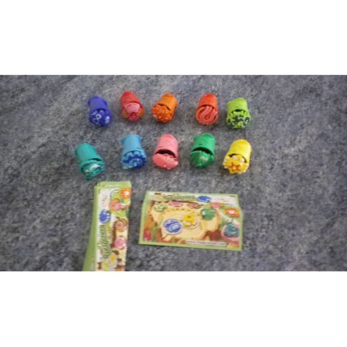 Série Complète Kinder Bugsaction Toupies