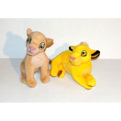 Simba Et Nala Lot De 2 Peluches Disney