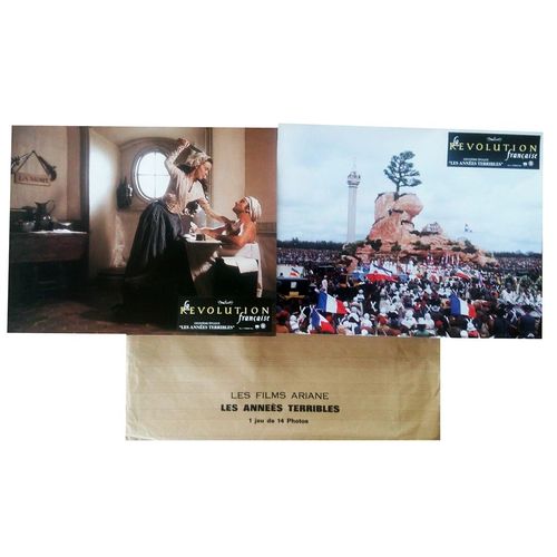 La Révolution Française (Les Années Terribles) : Jeu De 14 Photos D'exploitation Cinématographique - Format 21,5x27 Cm - De Robert Enrico Et Richard T. Heffron Avec François Cluzet - 1989