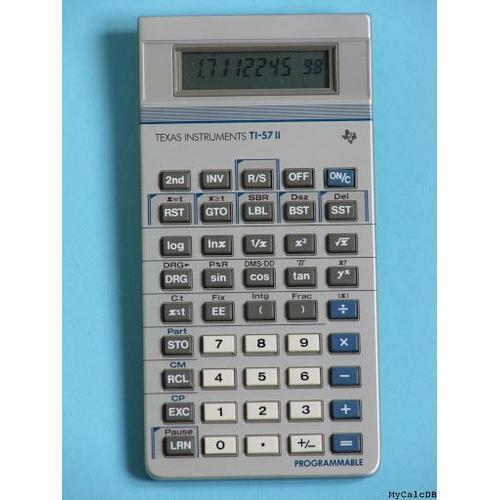 Calculatrice Texas Instruments Ti-57 II