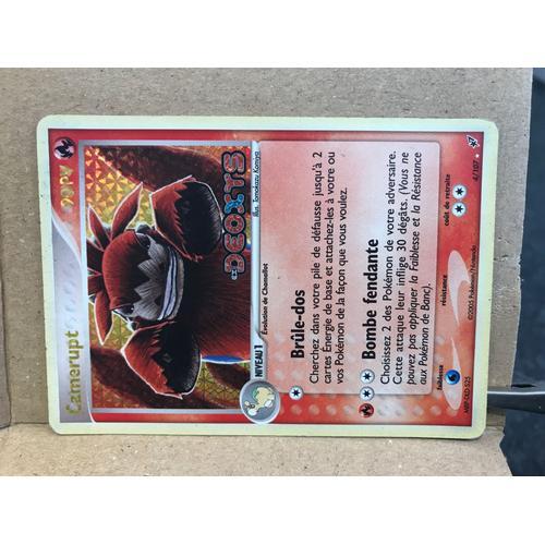 Camerupt Holo Titre Or 4 107 Logo Ex Deoxys Française Rare