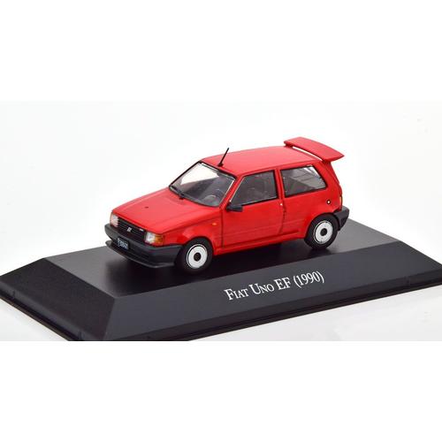 Fiat Uno Ef 1990 Red Ixo Altaya 1/43 Argentina Argentine Metal Rosso Rouge Rot-Ixo / Altaya