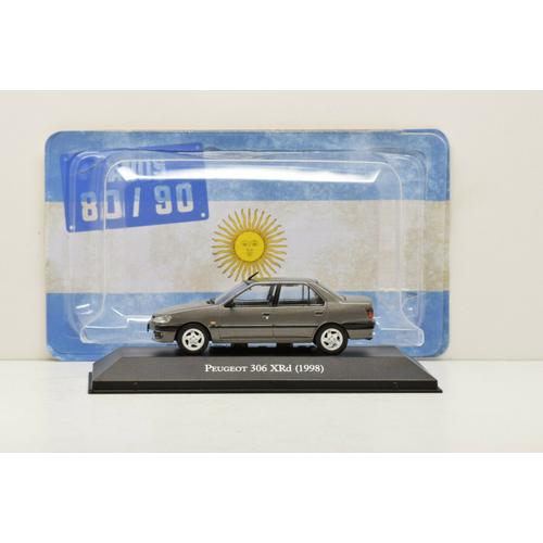 Peugeot 306 Xrd 1998 Grey Metal Ixo Altaya 1/43 Argentine Argentina Metallic-Ixo / Altaya