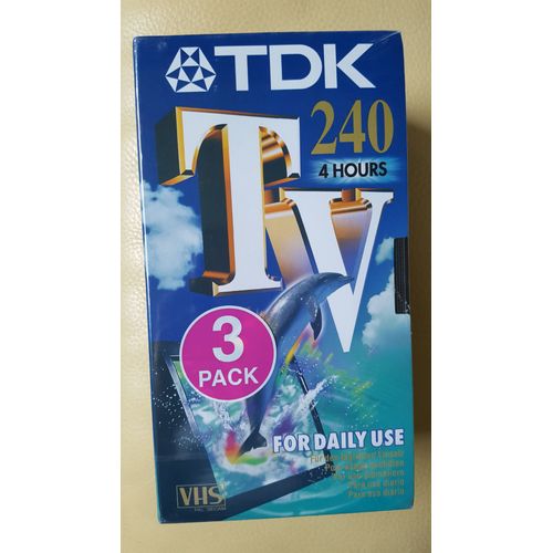 3 Cassettes vierges TDK 240