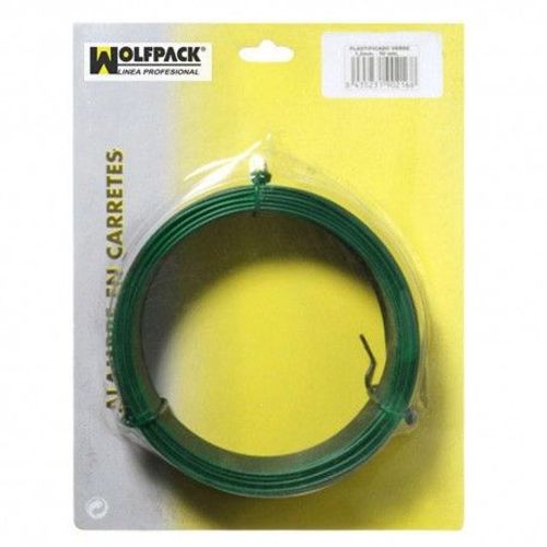 Fil de fer plastifié Maurer 1,2 mm vert (bobine 50 mètres)