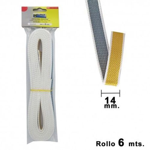 Ruban Aveugle Wolfpack Bicolor 14 mm. Rouleau 6 mètres