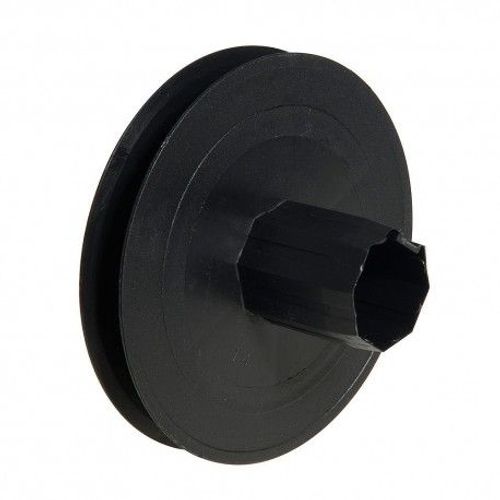 Treuil volet plastique pointe métallique 136x40 mm. Sangle 14mm.