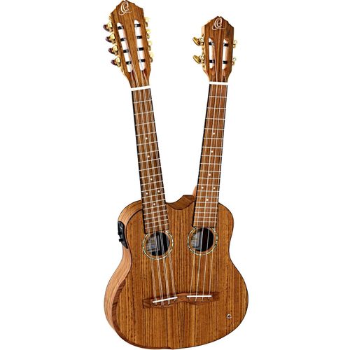 Ortega Hydra Ukul?L? ?Lectro-Acoustique Double Manche Avec Housse
