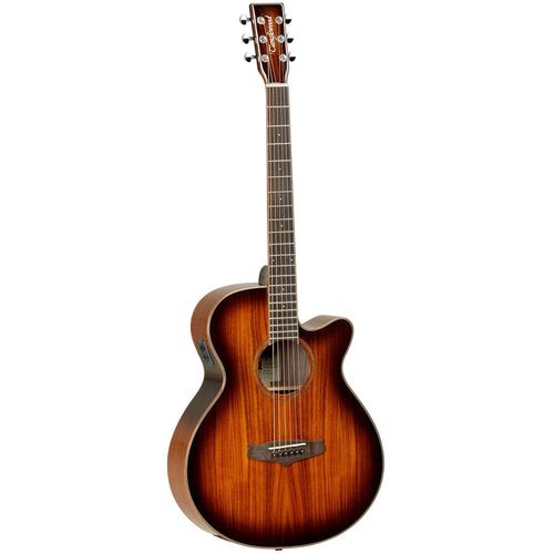 Tanglewood Winterleaf Exotic Tw4 E Koa Tobacco Burst Gloss Guitare Folk ?Lectro-Acoustique