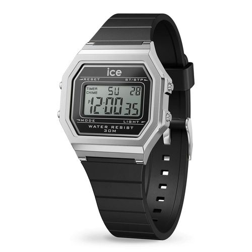 Montre Femme Ice Watch Ice Digit Retro Black Silver S