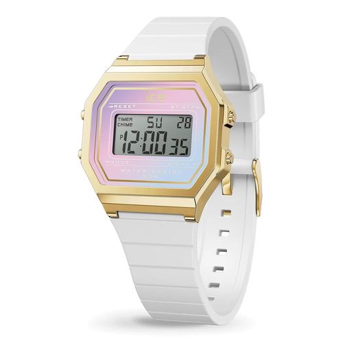 Montre Femme Ice Watch Digit Retro White Delight S