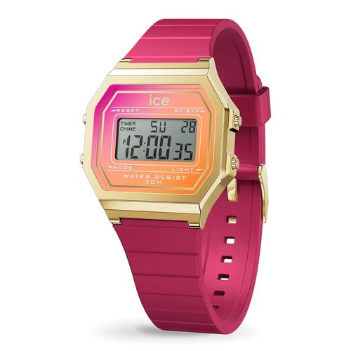 Montre Femme Ice Digit Retro S Fuchsia Sunkissed