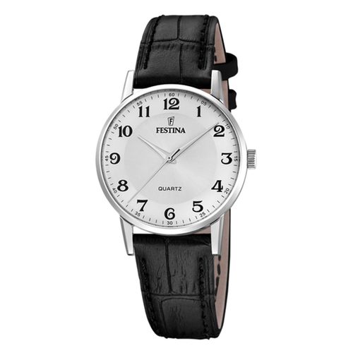 Montre Femme Festina Classique Cuir Noir