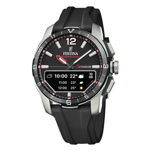 Montre Festina Connectée Caoutchouc Noir