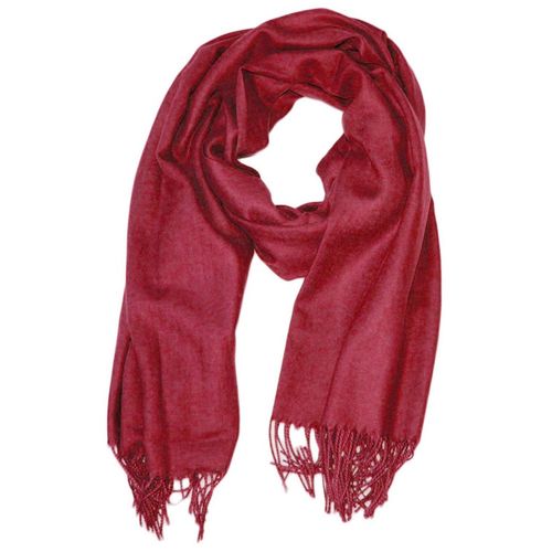 Echarpe Uni En Laine Fushia Homme