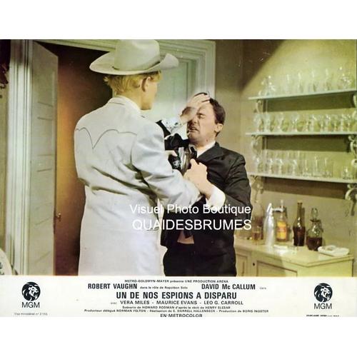 Un De Nos Espions A Disparu - One Of Our Spies Is Missing: Photo D'exploitation Cinématographique - Format 22x28 Cm - De E. Darrell Hallenbeck Avec Robert Vaughn, David Mccallum, Vera Miles - 1966