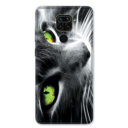 Coque Pour Xiaomi Redmi Note 9 - Chat Vert