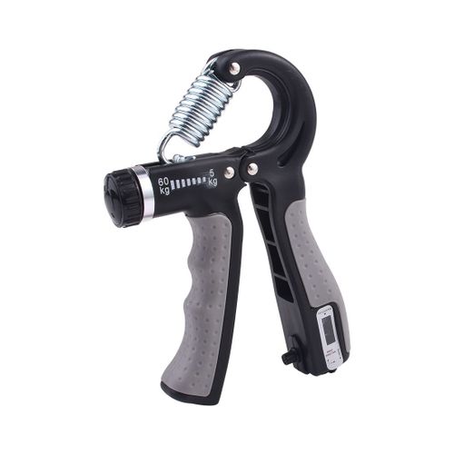 Hand Grip Trainer Réglable 5-60 Kg Noir Gris