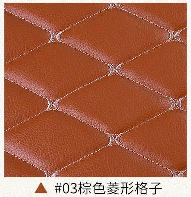 Cuir synthétique cuir pvc voiture Coussin tissu gesteppt 2x2cm losange en 20 couleurs 
