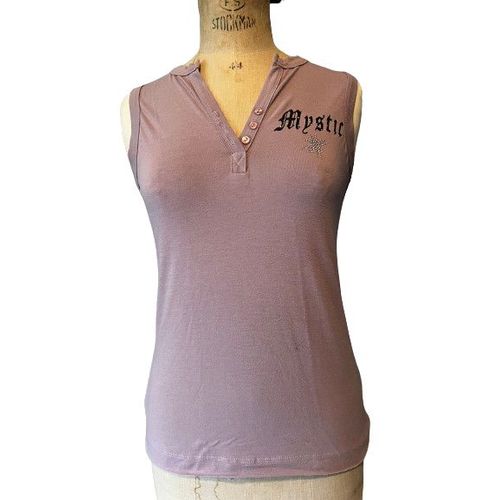 Débardeur Femme Mystic, Taille : 40, Matière :95% Polyester, 5% Élasthanne, Largeur Poitrine : 42 Cm, Longueur : 60 Cm, Couleur : Rose/Violet,