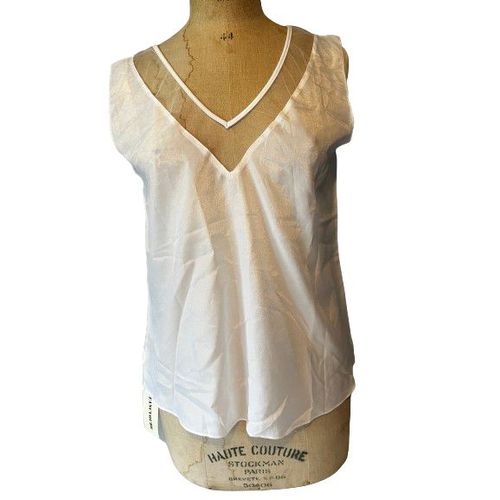 Débardeur Femme Taille : L, Marque : Fanctqube Matière :100% Polyester, Largeur Poitrine : 49 Cm, Longueur : 60 Cm, Couleur : Blanc, Tissu Fin Et Vaporeux,