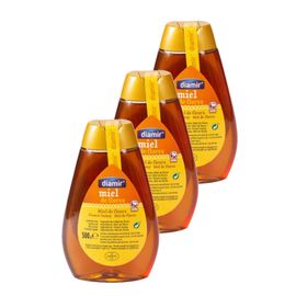 Lot 3x Miel De Fleurs - Squeezer 500g