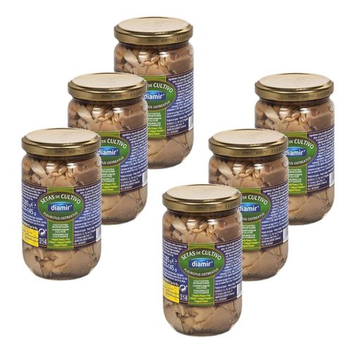 Lot 6x Morceaux De Champignons - Bocal 285g