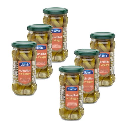 Lot 6x Piment Au Vinaigre - Bocal 300g