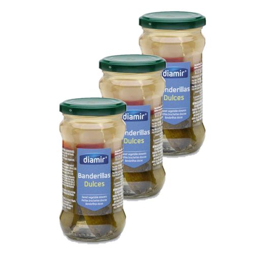 Lot 3x Banderilla / Brochette Douce - Bocal 295g
