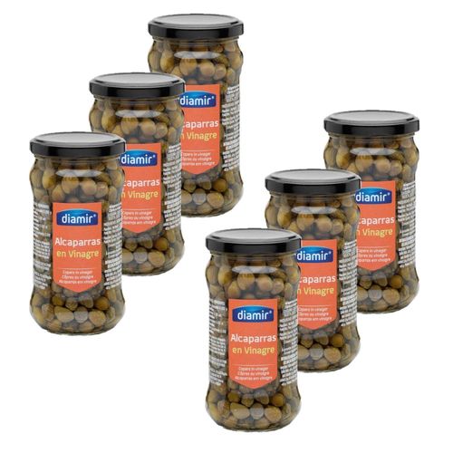 Lot 6x Câpre Au Vinaigre - Bocal 300g