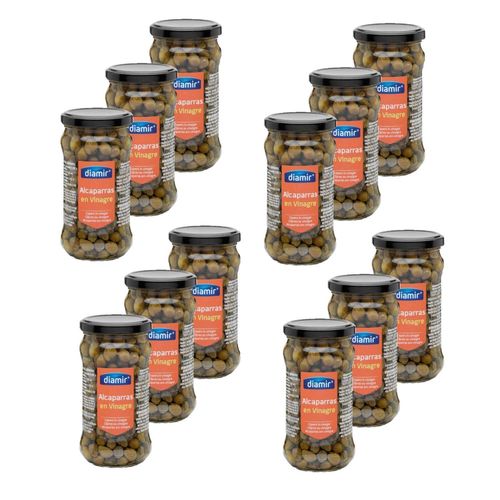 Lot 12x Câpre Au Vinaigre - Bocal 300g
