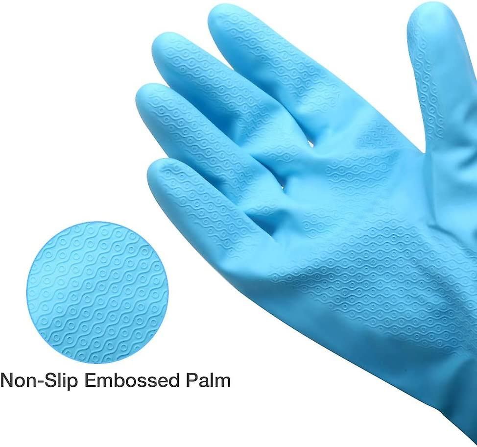 Paquet de 3 gants de nettoyage rutilisables sans latex avec... - 4
