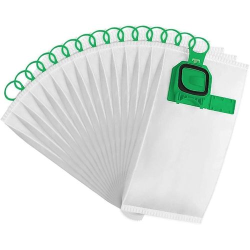 15 sacs verts compatibles pour aspirateur Vorwerk Kobold VK140 VK150