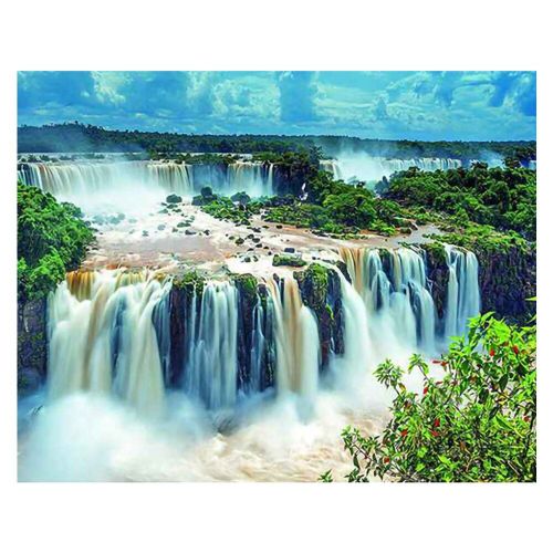 Kits De Point De Croix Créatifs Bricolage Coton Écologique 11ct Estampillé Paysage Série Mosaïque Coton Broderie Couture Ensembles