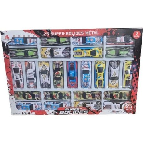 Lot De 25 Voitures En Métal